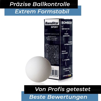 Kickerball Bomber Roberston, 3er Set, weiss