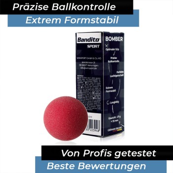 Kickerball Bomber Roberston, 3er Set, rot