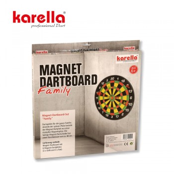 6 Pfeile Magnet-Dartboard-Set Family inkl 