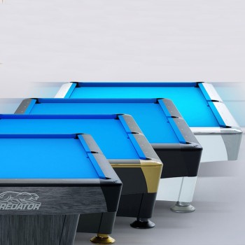 Pool-Billardtisch Predator ARC 9-Fuss, grau/schwarz