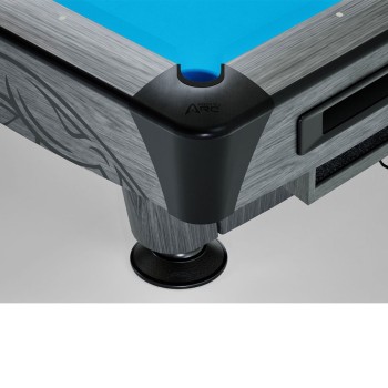 Pool-Billardtisch Predator ARC 9-Fuss, grau/schwarz