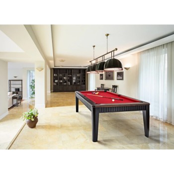Pool-Billardtisch Brunswick Henderson, 8ft., Mattschwarz Walnuss