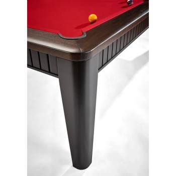 Pool-Billardtisch Brunswick Henderson, 8ft., Mattschwarz Walnuss