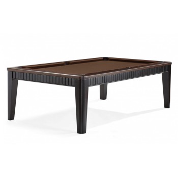 Pool-Billardtisch Brunswick Henderson, 8ft., Mattschwarz Walnuss