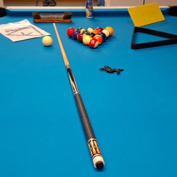 Pool-Billardtisch Dynamic III 9ft. glänzend-weiss, gebraucht