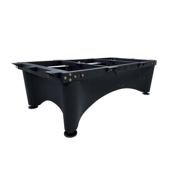 Pool-Billardtisch Dynamic IV 9ft. matt-schwarz, 9-Fuss / Simonis 860 powderblue