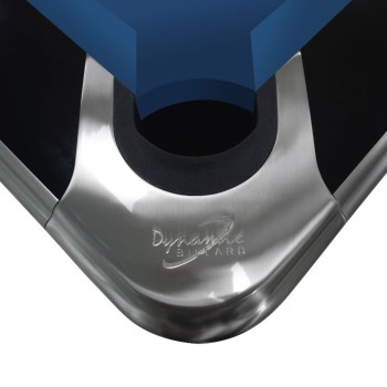 Pool-Billardtisch Dynamic IV, glänzend-schwarz, 9-Fuss / Simonis 760 grau