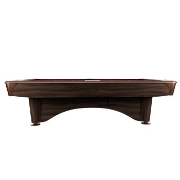 Pool-Billardtisch Dynamic IV, modern-braun, 9-Fuss / Simonis 760 grau