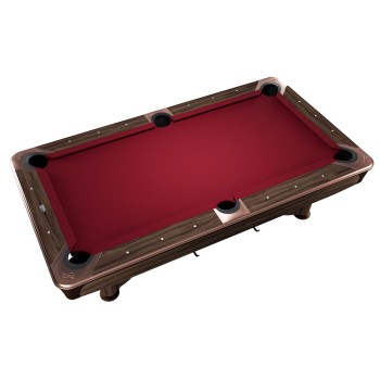 Pool-Billardtisch Dynamic IV, modern-braun, 9-Fuss / Simonis 760 grau