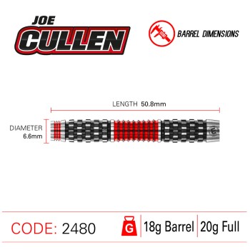 Softdart Winmau Joe Cullen Rockstar RS 1.0, 2480-20g