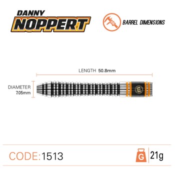 Steeldart Winmau Danny Noppert Signature 2.0, 1513-21g