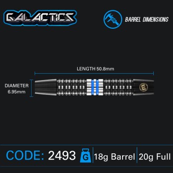 Softdart Winmau Galactics, 2493-20g