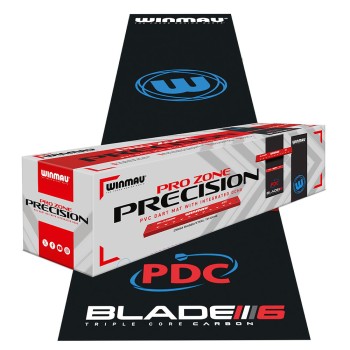 Winmau Dartmatte Pro Zone Precision Blade 6 inkl. Oche 8216