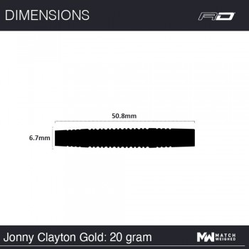 Softdart Jonny Clayton Gold 20g