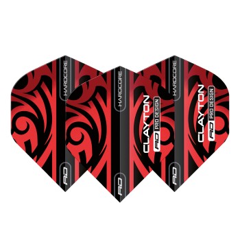 Fly Red Dragon Jonny Clayton Red/Black