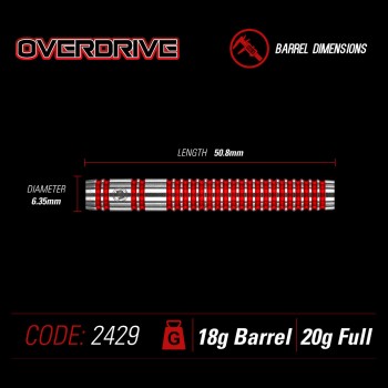 Softdart Winmau Overdrive 2429-20g