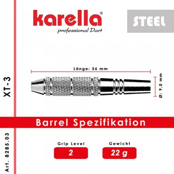 Steeldart Karella XT-3, 22g