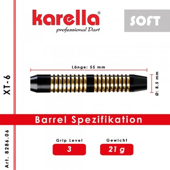 Softdart Karella XT-6, 21g