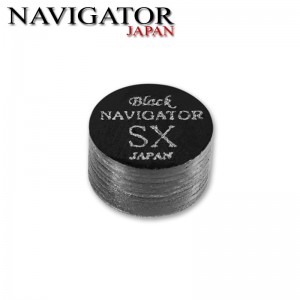 Navigator Black Pool Cue Tip 14mm