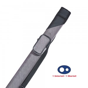 Köcher Billiard Oval 1/1 grau/schwarz