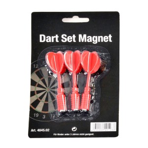 Ersatzpfeile für Dartscheibe Magnet, 3 Stk. rot