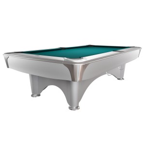 Pool-Billardtisch Dynamic IV 9ft. glänzend-weiss,