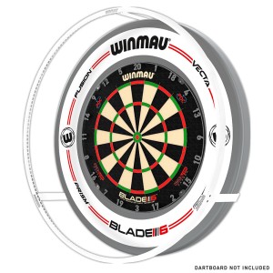 Bundle Plasma ICE Dartboard Light/Catchring Pro-Line grau/weiss, 4306