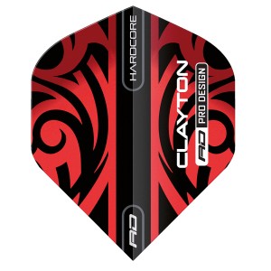 Fly Red Dragon Jonny Clayton Red/Black