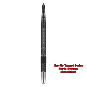 Swiss DX Target Spitzen, schwarz 26mm