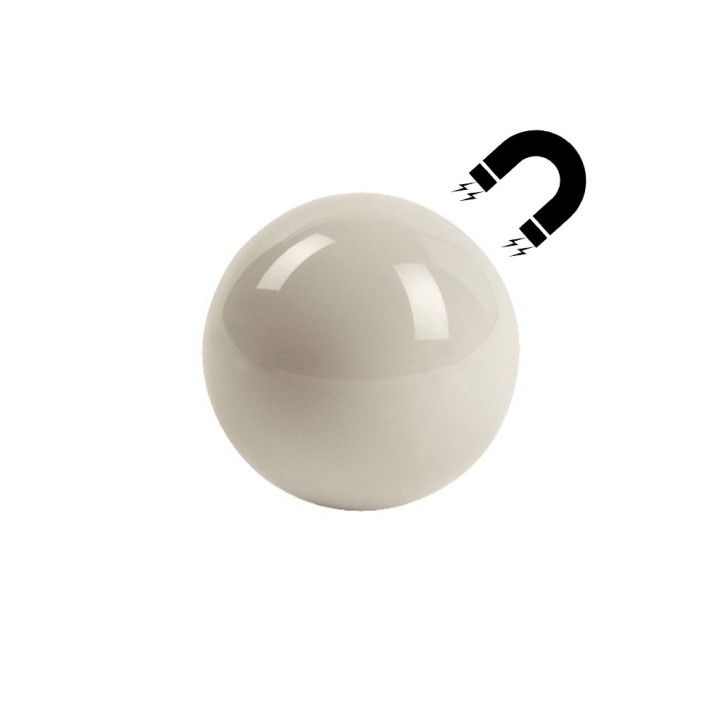 Spielball weiss 57.2 Magnet