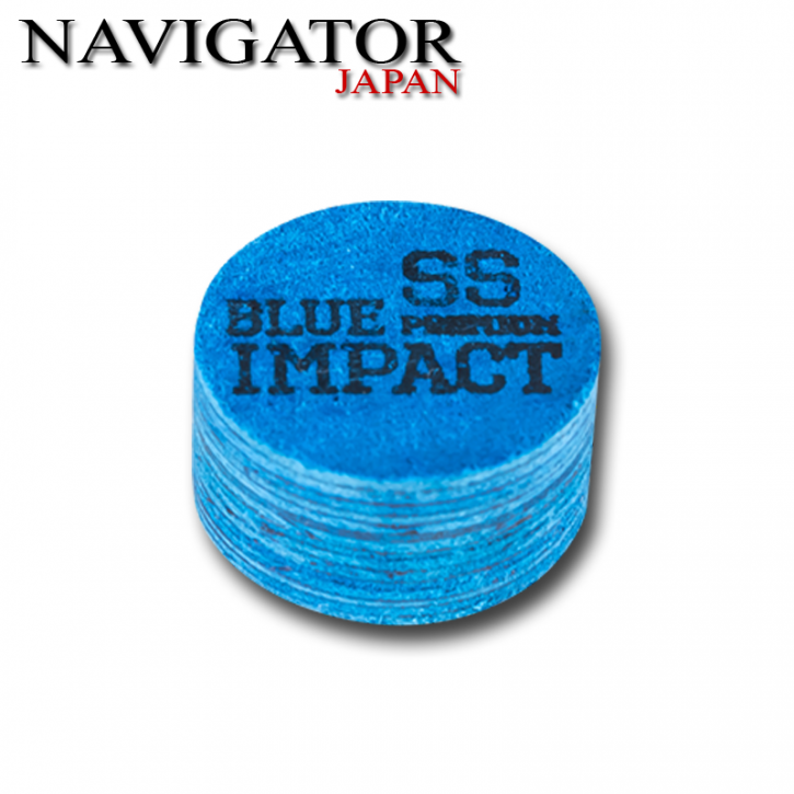 Navigator Blue Impact Pool Cue Tip 14mm Extra Soft