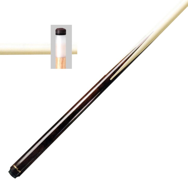 Cue einteilig Cyber Fibre, 145cm mit Klebleder