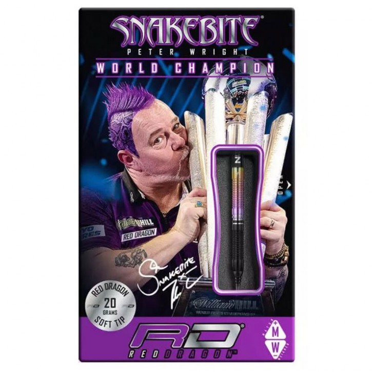 Softdart Red Dragon Peter Wright Snakebite World Champion 2020 Edition 20g