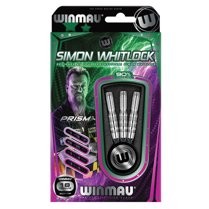 Softdart Winmau S.Whitlock silver colour 2097-18g