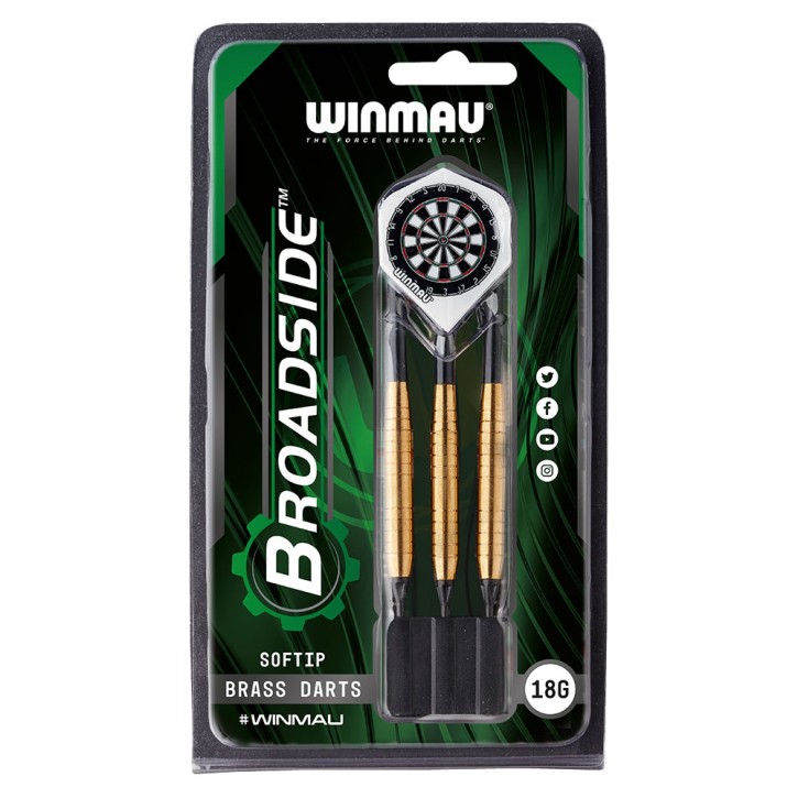 Softdart Winmau Broadside Brass 2225-18g