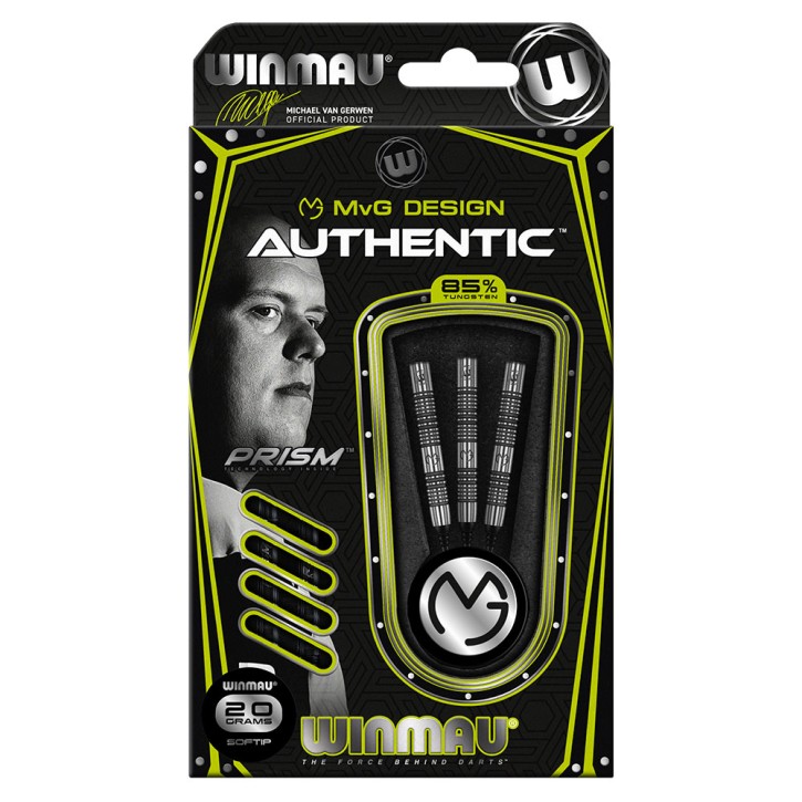 Softdart Winmau MvG Authentic 2432-20g