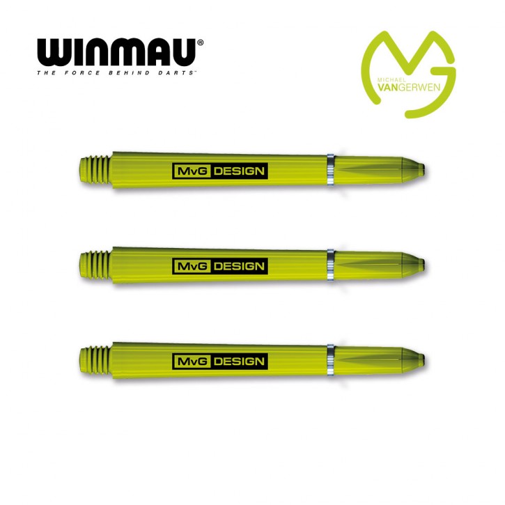 Shafts Winmau MvG Signature Nylon short grün 7100-107